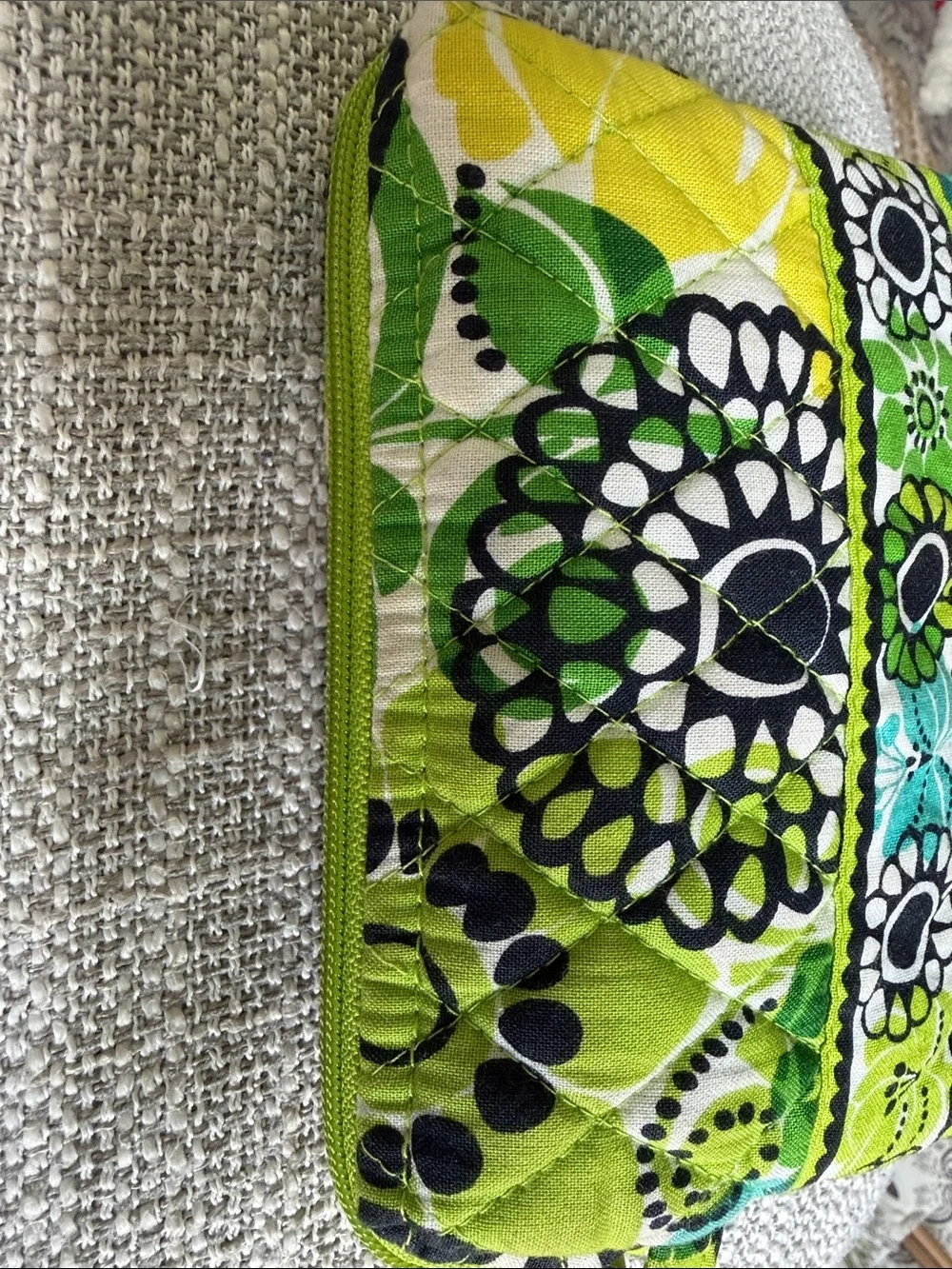 Vera Bradley quilted cosmetic